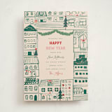 "Festive Home" - Holiday Cards in Elf Shoes by Teju Reval - Front