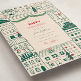 "Festive Home" - Holiday Cards in Elf Shoes by Teju Reval - Detail