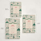 "Festive Home" - Holiday Cards in Elf Shoes by Teju Reval - Formats Available