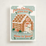 "GINGERBREAD DOG HOUSE" - Holiday Cards in Cider by THE SOCIAL TYPE WHOLESALE - Front