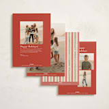 "Cheers To You" - Holiday Cards in Candy Cane by Susan Zinader - Back of Card Options