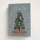 "Snowglobe" - Holiday Cards in Sky by Maja Cunningham - Folded Card
