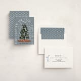 "Snowglobe" - Holiday Cards in Sky by Maja Cunningham - Assembled