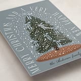 "Snowglobe" - Holiday Cards in Sky by Maja Cunningham - Detail