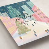 "City" - Holiday Cards in Evening by Elly - Detail