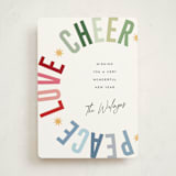 "Holiday Three" - Holiday Cards in Snow by Pixel and Hank - Front