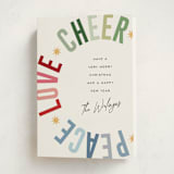 "Holiday Three" - Holiday Cards in Snow by Pixel and Hank - Folded Card