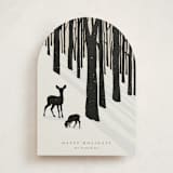 "All Is Calm" - Holiday Cards in Coal by itsjensworld - Front