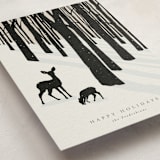 "All Is Calm" - Holiday Cards in Coal by itsjensworld - Detail