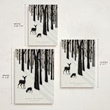 "All Is Calm" - Holiday Cards in Coal by itsjensworld - Formats Available