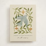 "Finding the Light" - Holiday Cards in Cream by Amy Kross - Front