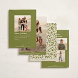 "Finding the Light" - Holiday Cards in Cream by Amy Kross - Back of Card Options