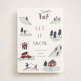 "Snowy Scenes" - Holiday Cards in Snow Day by Lauren Jinhee - Front
