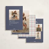 "Snowy Scenes" - Holiday Cards in Snow Day by Lauren Jinhee - Back of Card Options