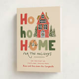 "Ho ho home" - Holiday Cards in Eggnog by Creo Study - Folded Card