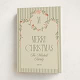 "Wreath Frame" - Holiday Cards in Cream by Robert and Stella - Folded Card