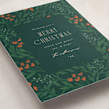 "Festive Blooms" - Holiday Cards in Pine by Amy Kross - Detail