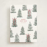 "Festive Forest" - Holiday Cards in Snow by Angela Garrick - Front