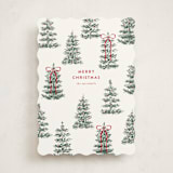 "Festive Forest" - Holiday Cards in Snow by Angela Garrick - Front