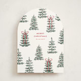 "Festive Forest" - Holiday Cards in Snow by Angela Garrick - Front