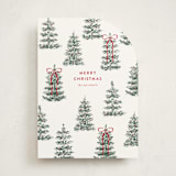 "Festive Forest" - Holiday Cards in Snow by Angela Garrick - Front