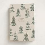"Festive Forest" - Holiday Cards in Champagne by Angela Garrick - Folded Card