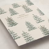 "Festive Forest" - Holiday Cards in Champagne by Angela Garrick - Detail