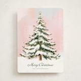 "The Tree" - Holiday Cards in Winter Sunrise by Petra Kern - Front