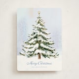 "The Tree" - Holiday Cards in Winter Day by Petra Kern - Front
