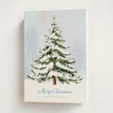 "The Tree" - Holiday Cards in Winter Day by Petra Kern - Folded Card