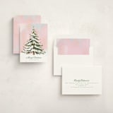 "The Tree" - Holiday Cards in Winter Sunrise by Petra Kern - Assembled