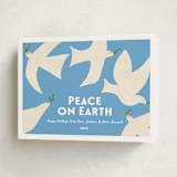 "California Doves" - Holiday Cards in Sky by Erika Firm - Folded Card