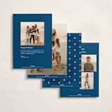 "Snow Angel" - Holiday Cards in Forest by Eve Schultz - Back of Card Options