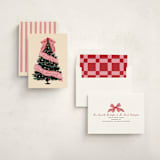 "Sash" - Holiday Cards in Rose by Jennifer Lew - Assembled