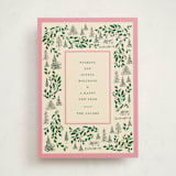 "Village Frame" - Holiday Cards in Candy by Baumbirdy - Front