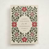 "Holly Frame" - Holiday Cards in Evergreen by Katharine Watson - Front
