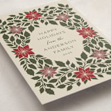 "Holly Frame" - Holiday Cards in Evergreen by Katharine Watson - Detail