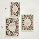 "Holly Frame" - Holiday Cards in Evergreen by Katharine Watson - Formats Available