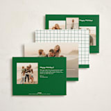 "Vanilla Pine" - Holiday Cards in Vanilla by Erika Firm - Back of Card Options