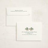 "Vanilla Pine" - Holiday Cards in Vanilla by Erika Firm - FREE Recipient Addressing