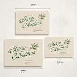 "Vanilla Pine" - Holiday Cards in Vanilla by Erika Firm - Formats Available