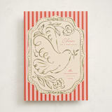 "Peace Dove.." - Holiday Cards in Cranberry by Vera Lim - Front