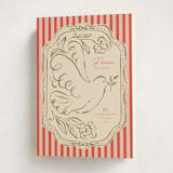 "Peace Dove.." - Holiday Cards in Cranberry by Vera Lim - Folded Card