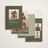 "Morrisish" - Holiday Cards in Pine by Danie Romrell - Back of Card Options