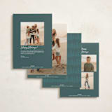 "First Mountain Snow" - Holiday Cards in Glacier by Kaydi Bishop - Back of Card Options