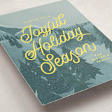 "First Mountain Snow" - Holiday Cards in Glacier by Kaydi Bishop - Detail