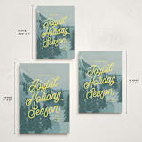 "First Mountain Snow" - Holiday Cards in Glacier by Kaydi Bishop - Formats Available