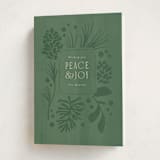"Pines and pinecones" - Holiday Cards in Wintergreen by Jennifer Wick - Folded Card
