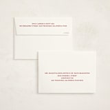 "Checkered Cheers" - Holiday Cards in Cherry by Ani Somi - FREE Recipient Addressing