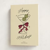 "Cin Cin!" - Holiday Cards in Holly Berry by Helena Vitto - Folded Card